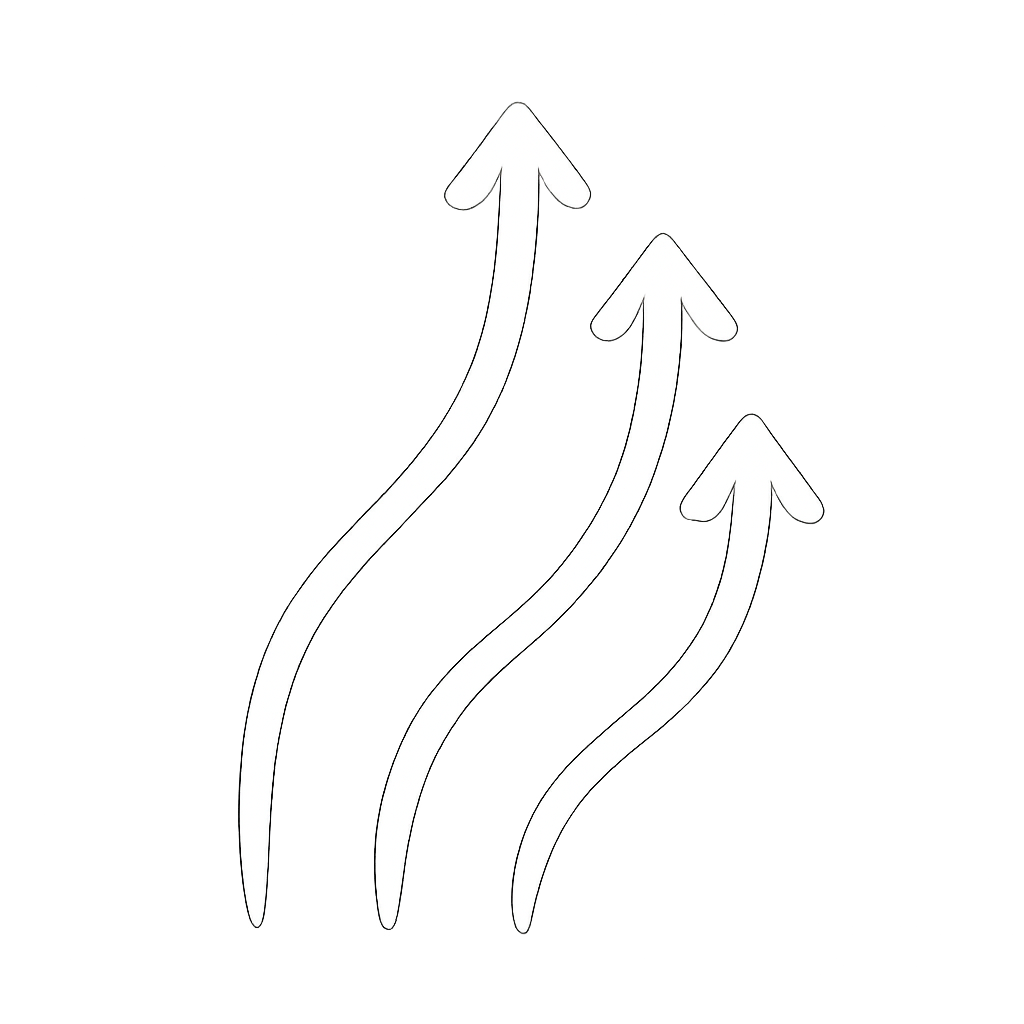 Wind direction arrow